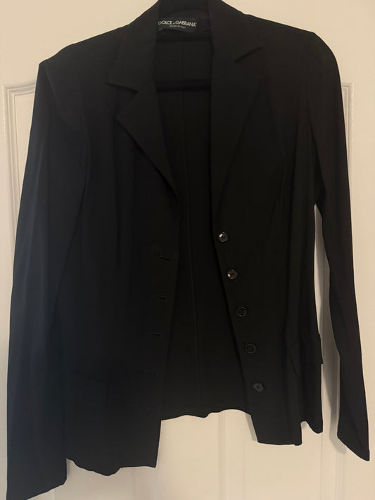 dolce gabbana black blazer