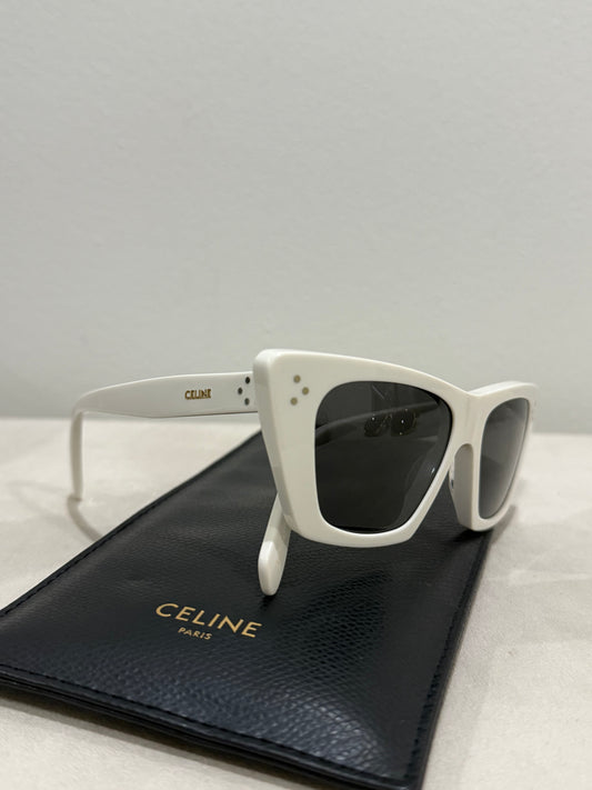 celine sunglasses white