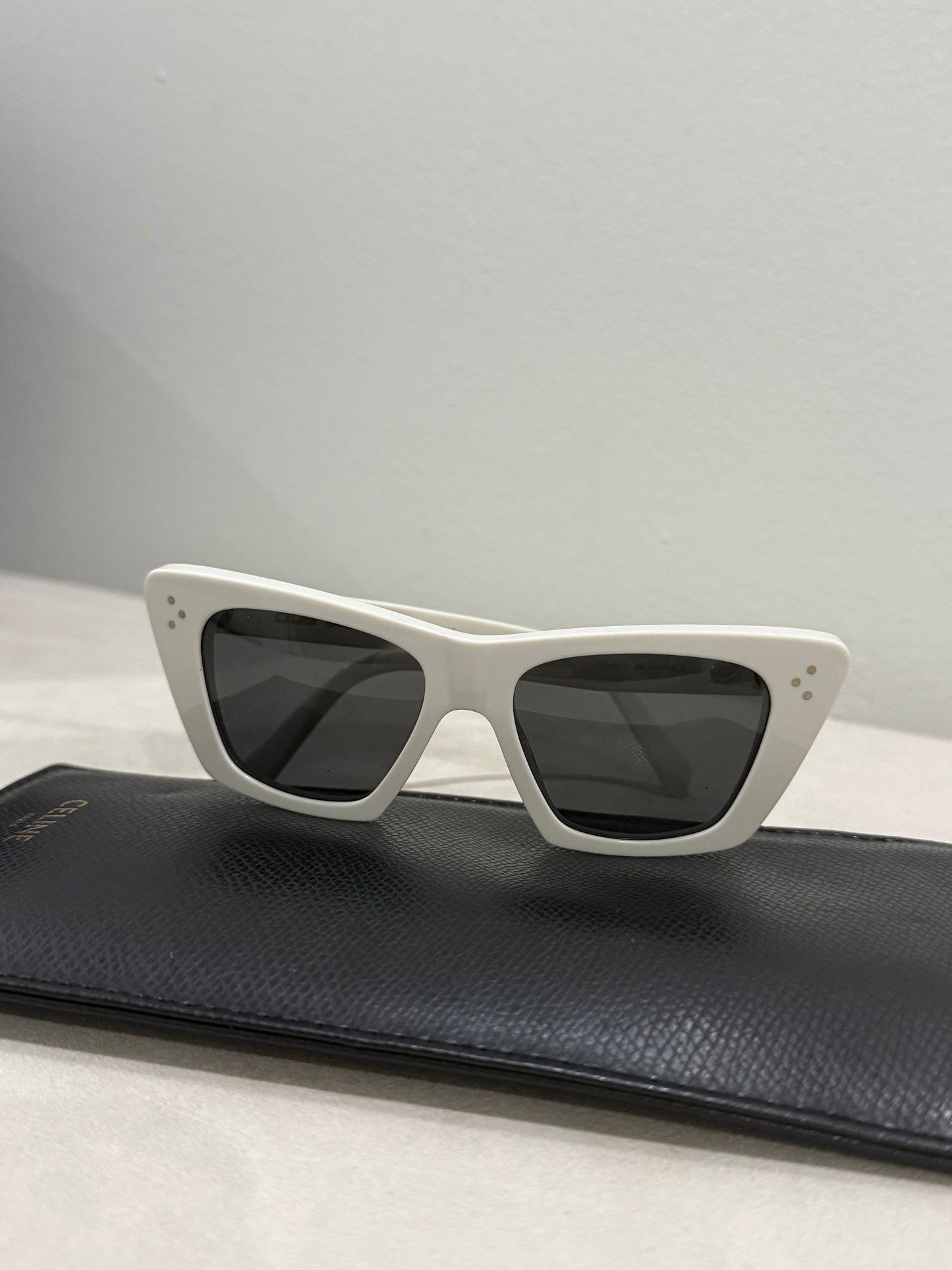 celine sunglasses white