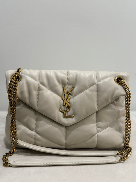 YsL cream bag