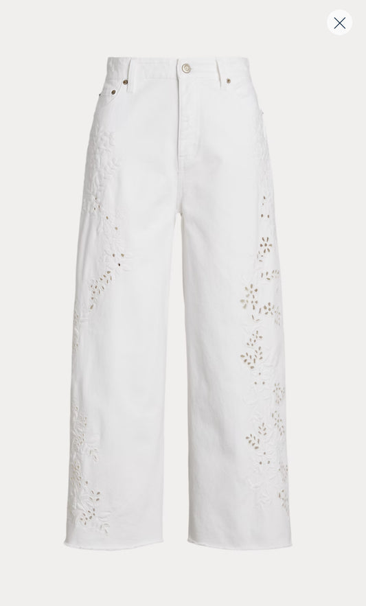 LAUREN ralph lauren jeans white