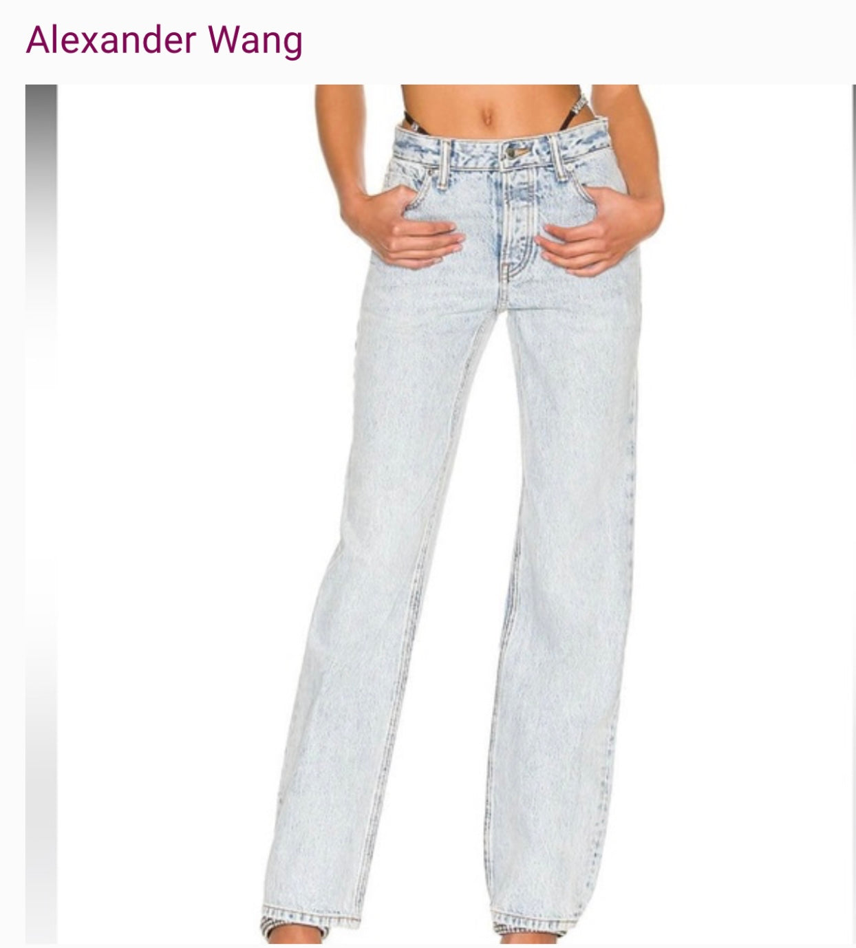 alexander wang jeans pants