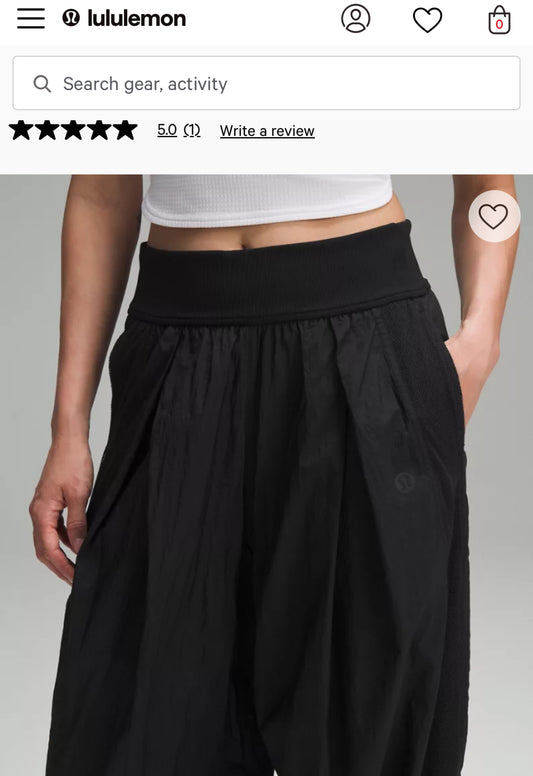 lululemon pants black