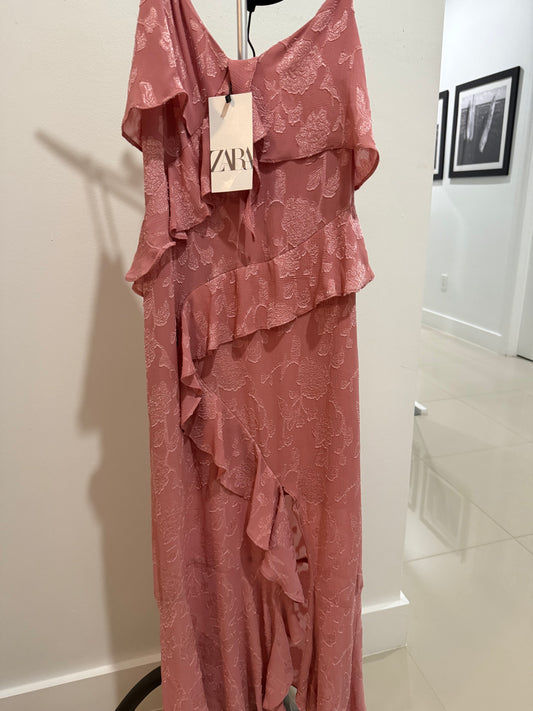 zara dress pink