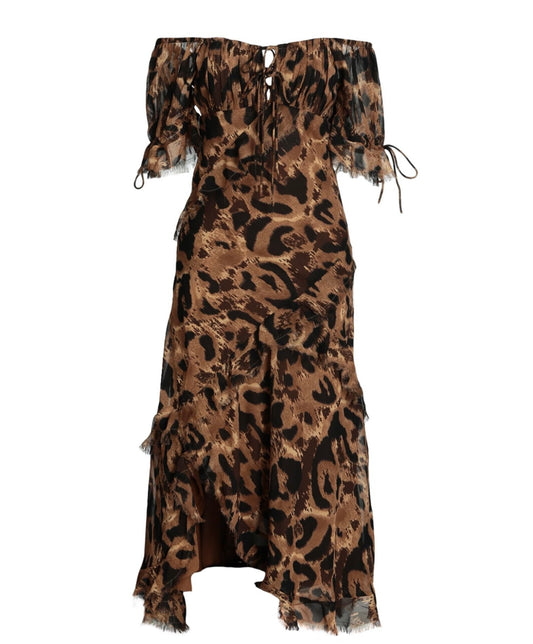 top shop animal dress