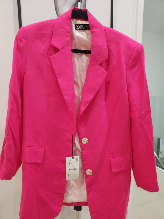 Zara blazer rosado