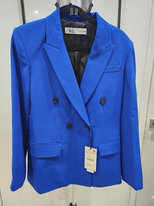 Zara blazer azul