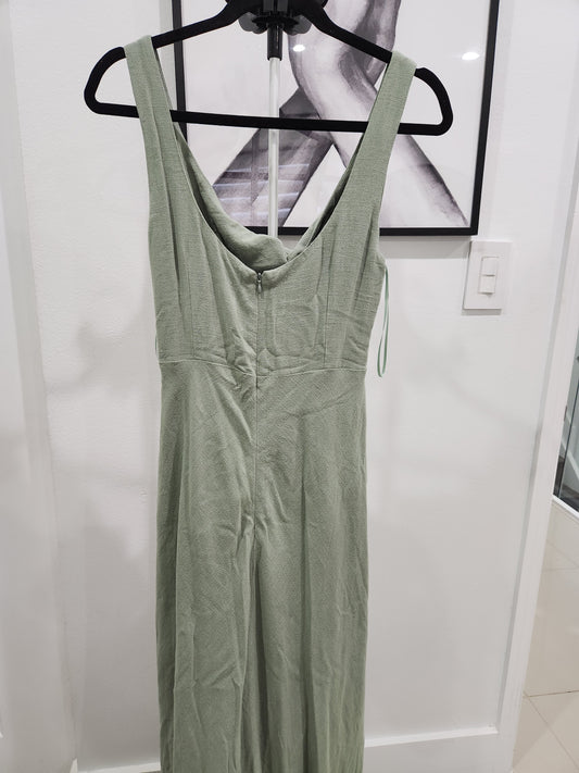 Vestido verde claro