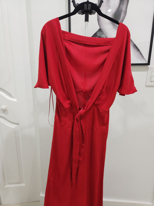 Vestido rojo reformation