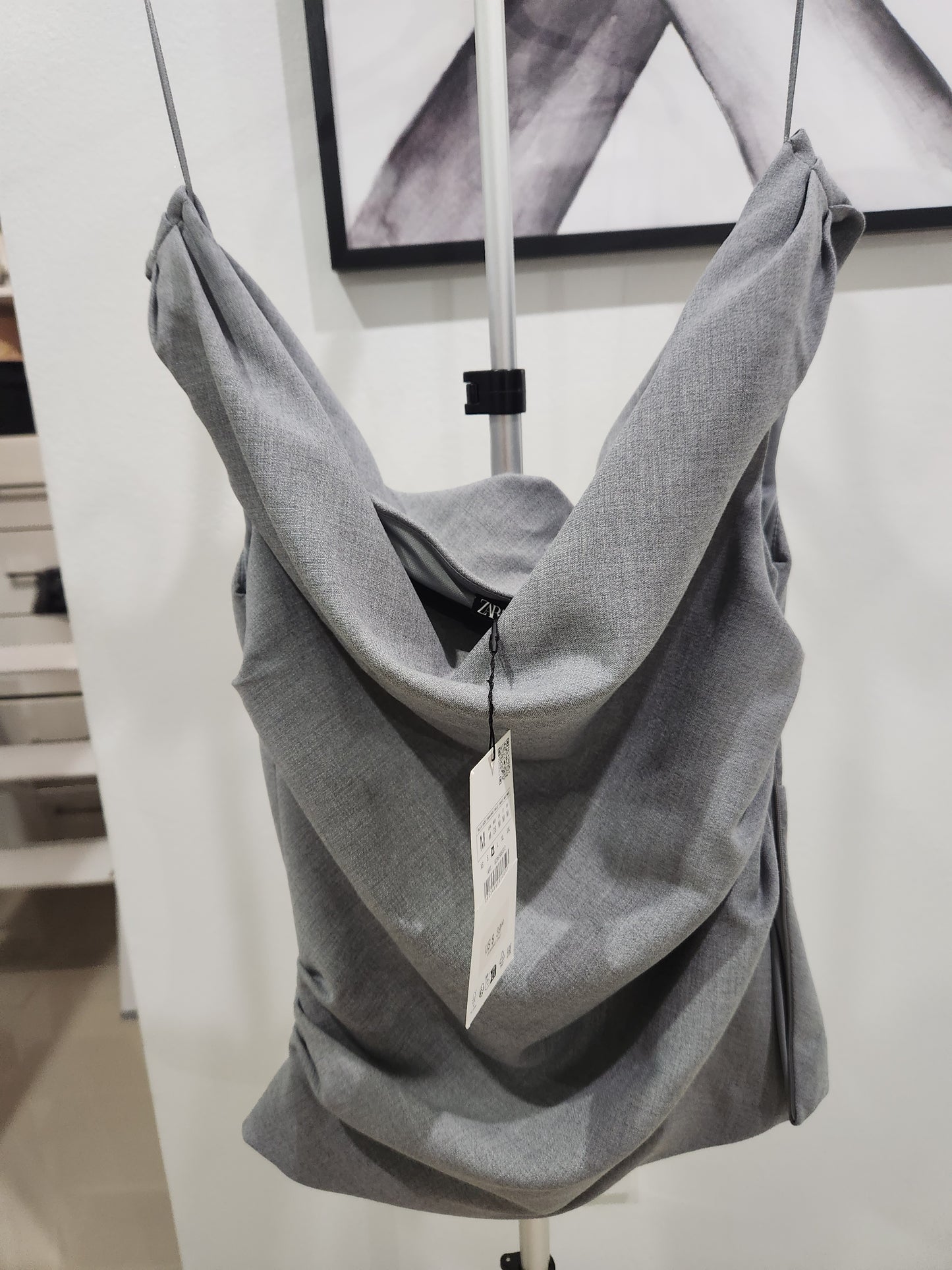 Blusa zara gris