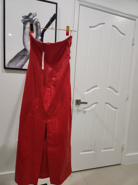 Vestido de zara rojo