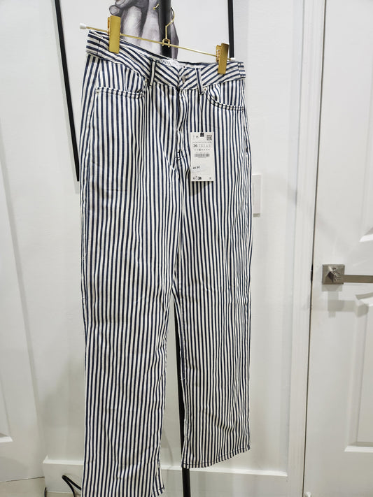 Pantalon zara de listas