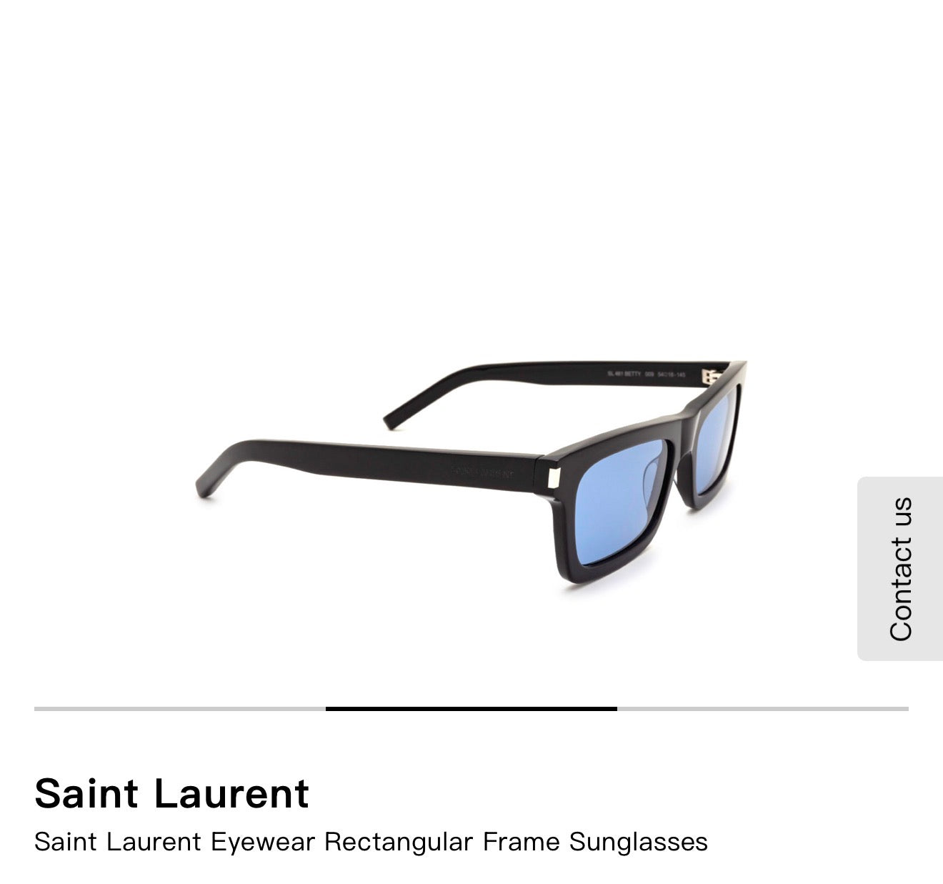 saint lauren lentes azules