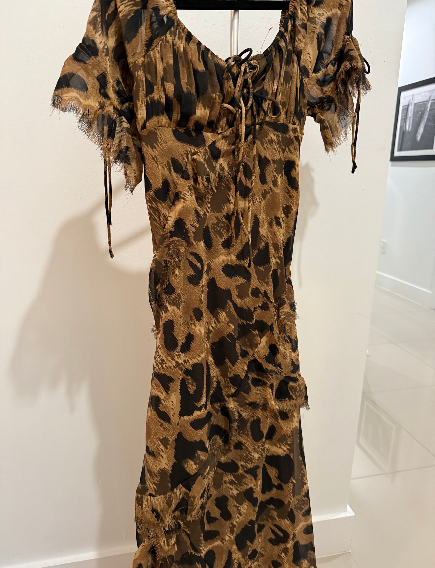 top shop animal dress